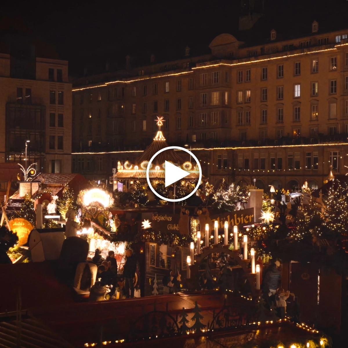 Der Striezelmarkt in Dresden